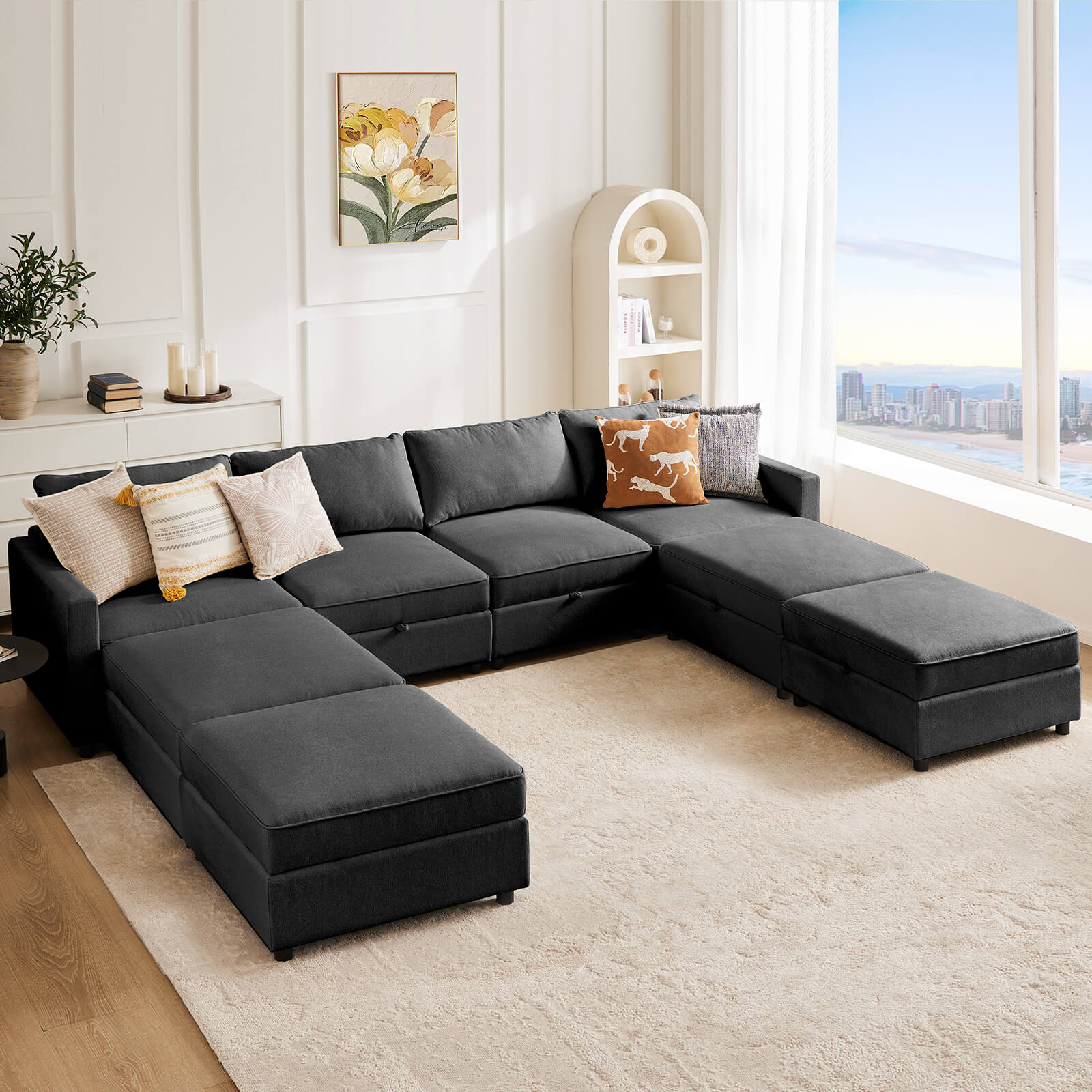 L Shaped Sectional Sofa Target Modern L-Shaped Sectional Sofa With