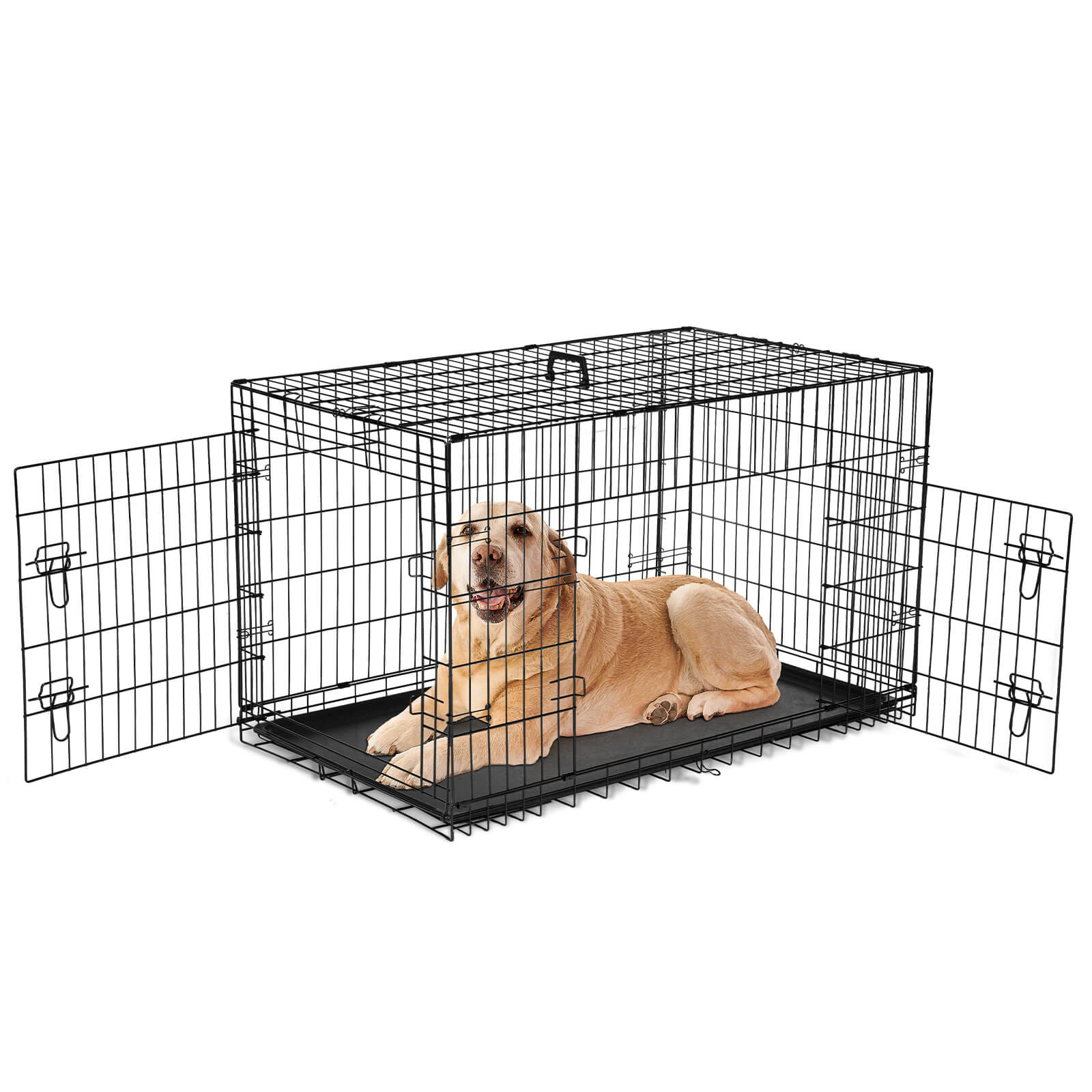 Large plastic tray for fashion dog crate