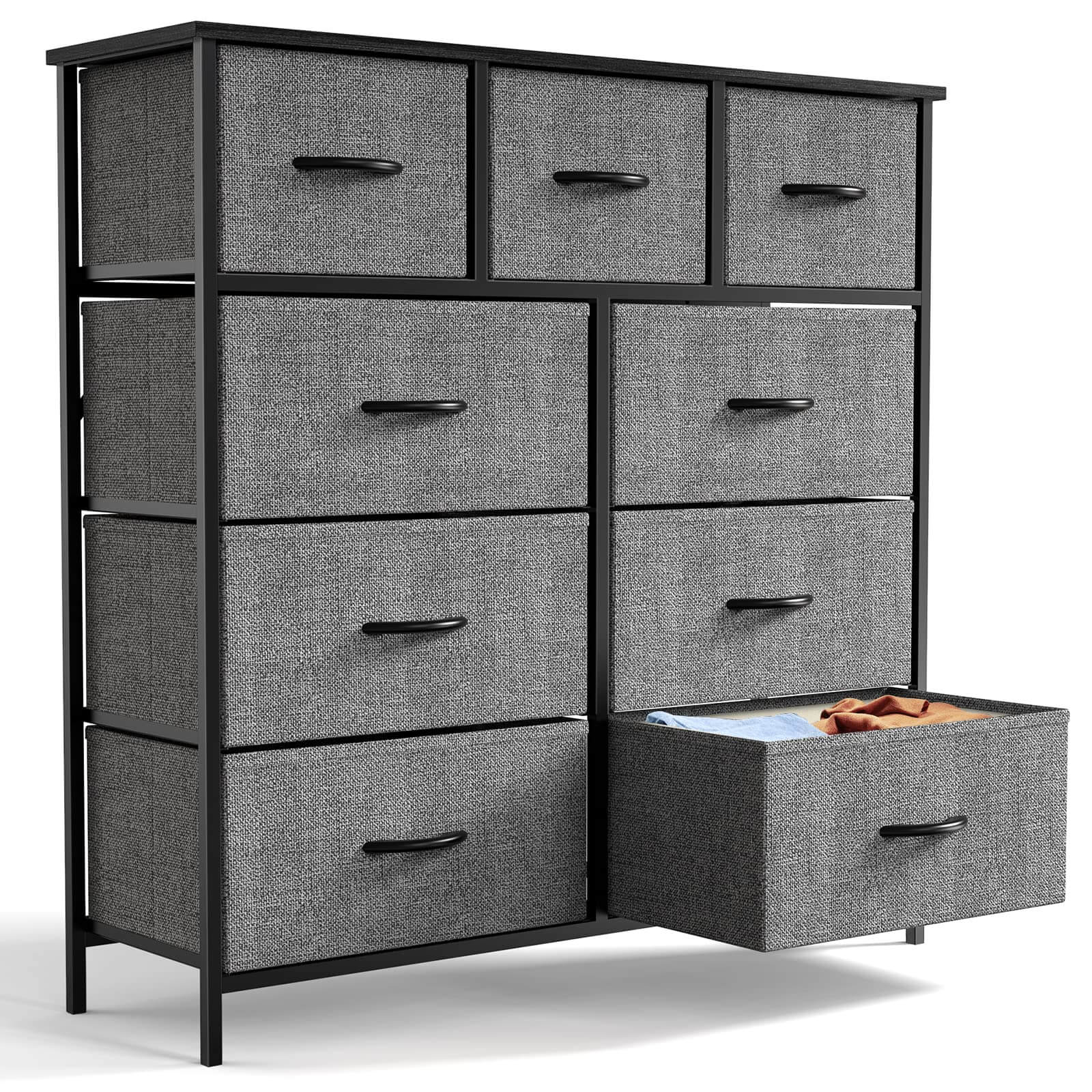 Pirecart 12-drawer Dresser, Fabric Storage Tower W/textured Print Fabric  Bins, Tall Chest Organizer Unit & Reviews