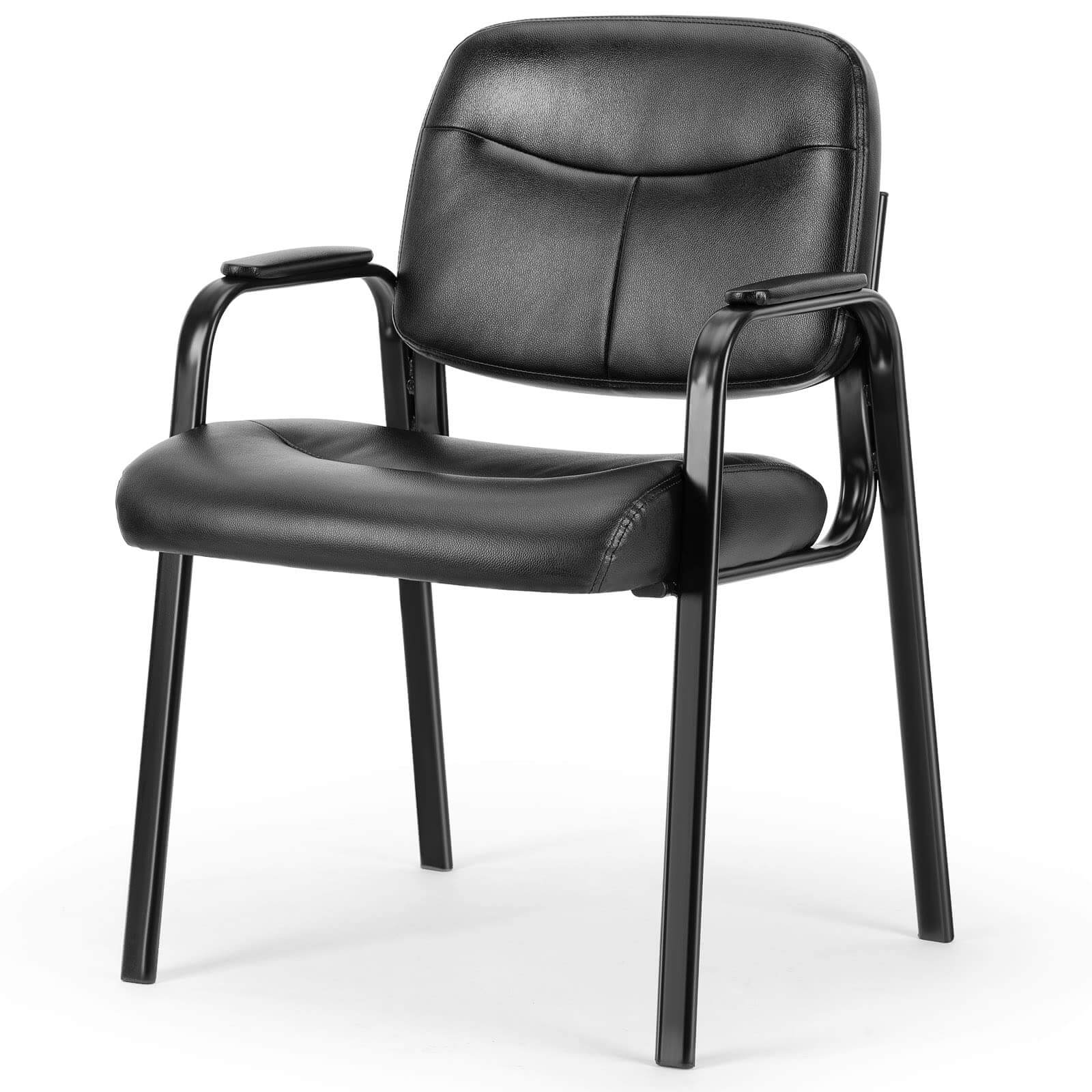 Leather office chair online without arms