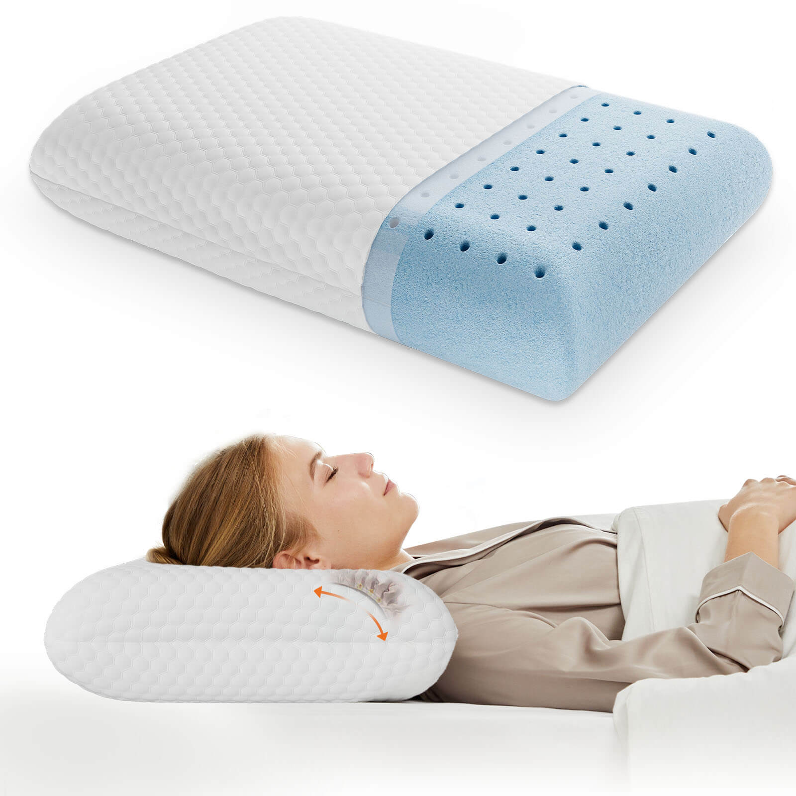 Premium memory outlet foam pillow