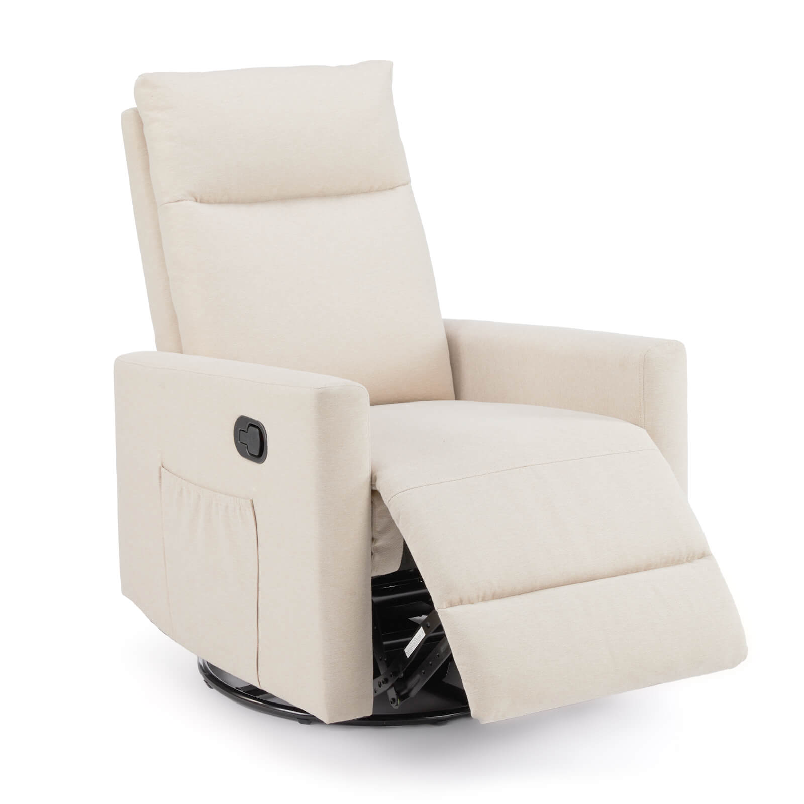 Upholstered shop rocking recliner