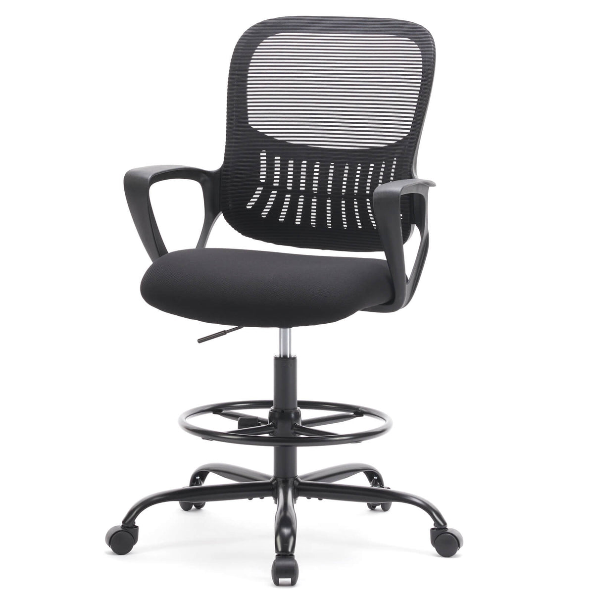 Chair S Ringer Tall Office Chair for Standing Desk with Adjustable Foot Ring,Counter