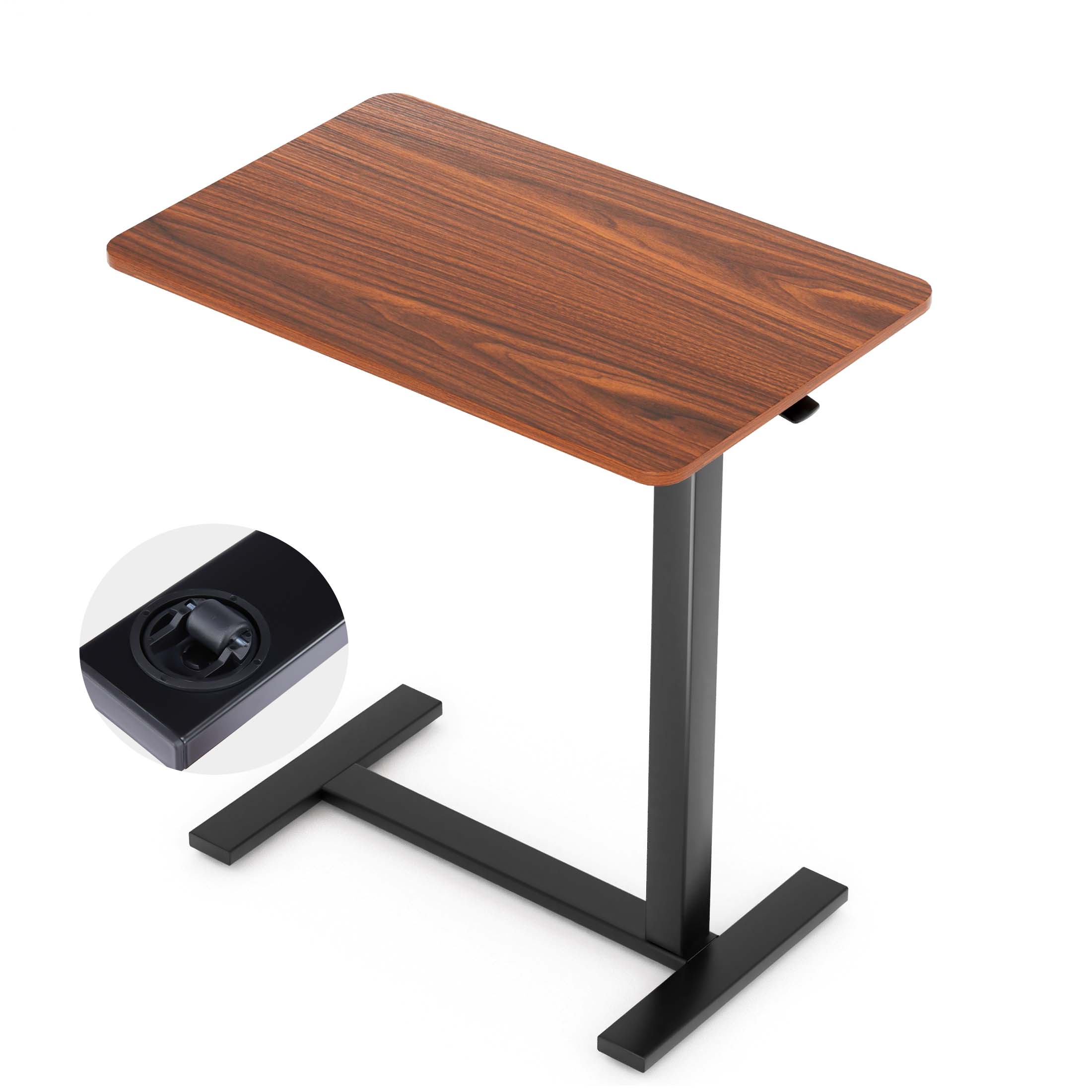 Adjustable bedside tables - on wheels, rolling laptop tables, mobile standing desks, hospital and home bed tables