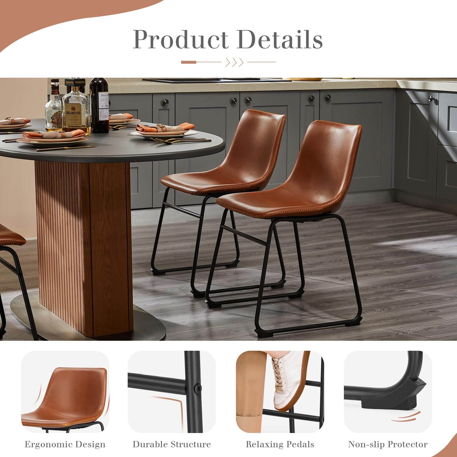 26-inch-dining-chairs#Color_Brown#Size_18 in