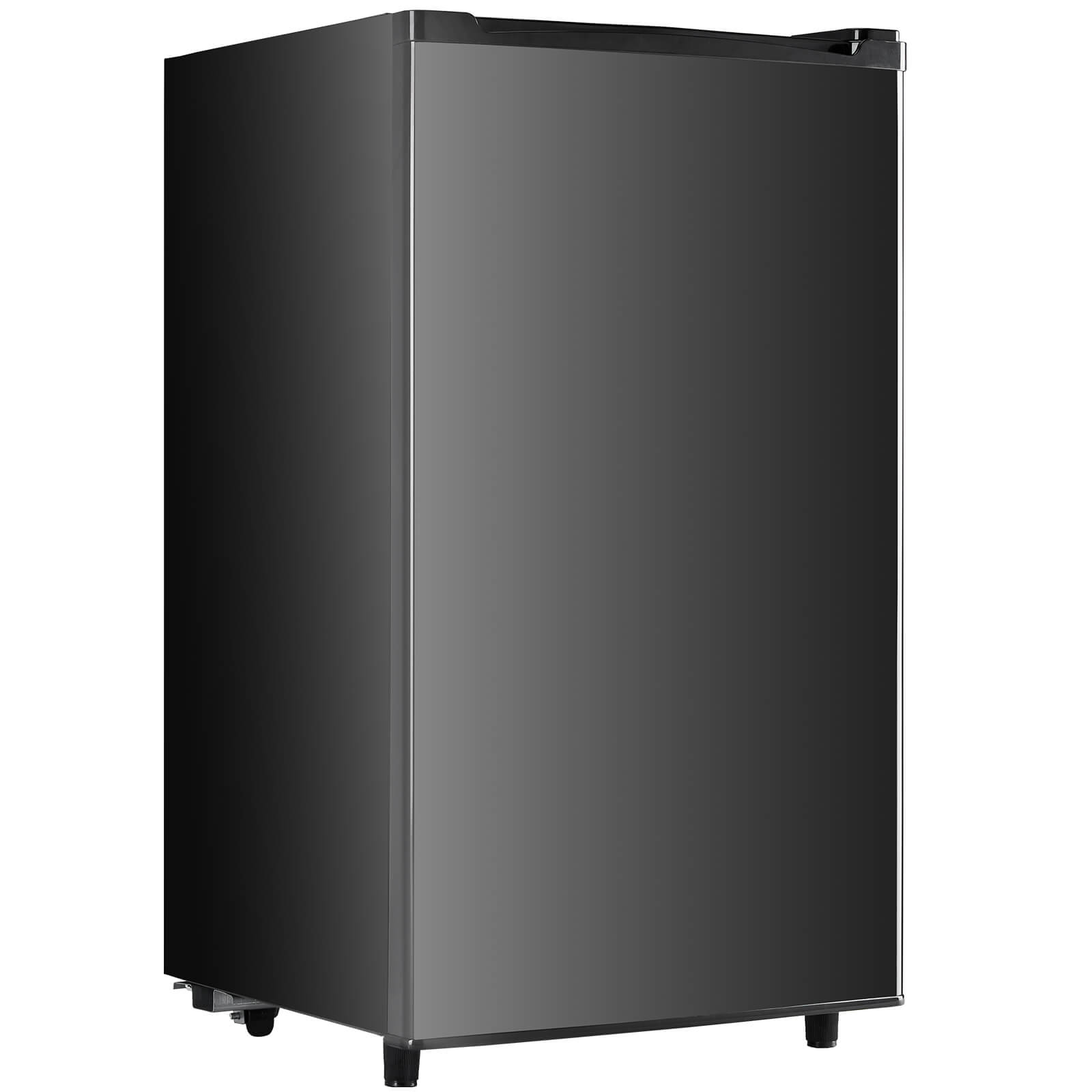 Mini Fridge with Freezer,3.2 Cu.Ft Small Refrigerator Single Door Adjustable Thermostat Energy-efficient Low Noise