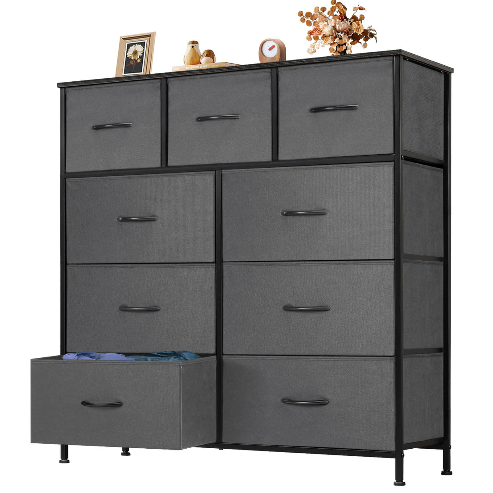 9 Drawer Storage Cabinet1#color_grey