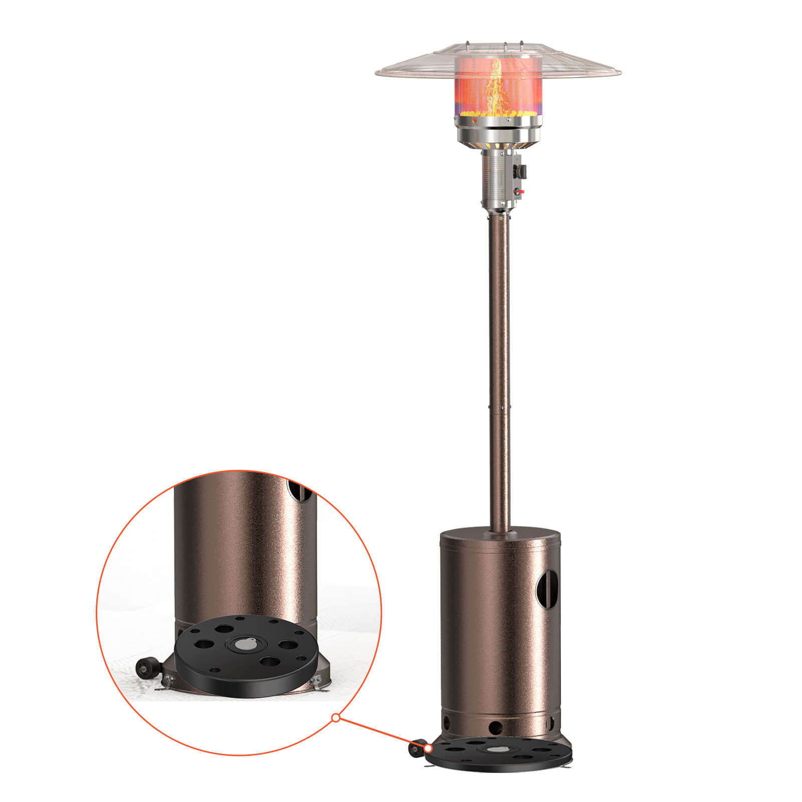 Sweetcrispy Propane Heater for Outdoor Camping