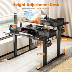 double-height-adjustable-electric-standing-desk#Color_Black#Size_48 in