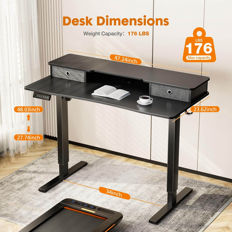 double-height-adjustable-electric-standing-desk#Color_Black#Size_48 in