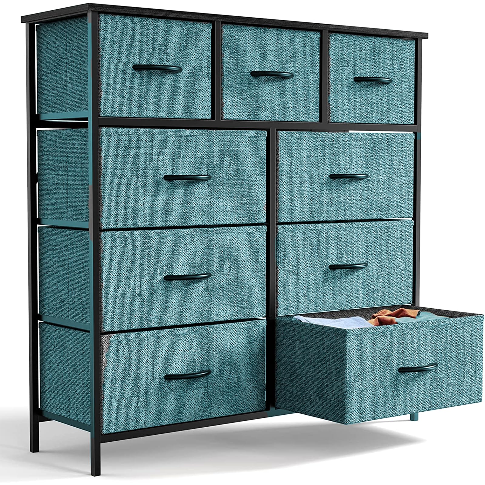 dresser-storage-tower-9-bins-drawers#Color_Blue