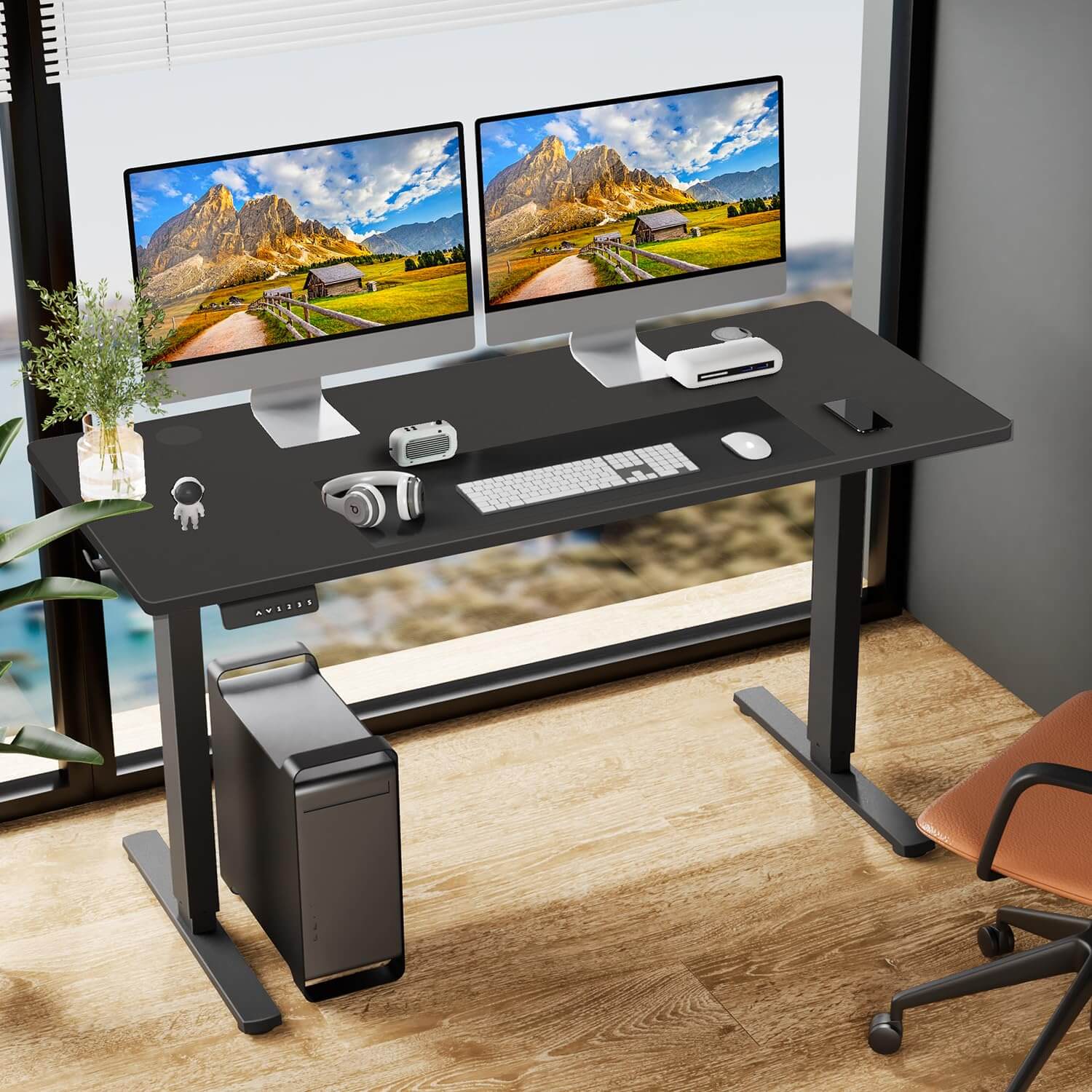 electric-adjustable-standing-desk#Color_Black#Size_48'' x 24"