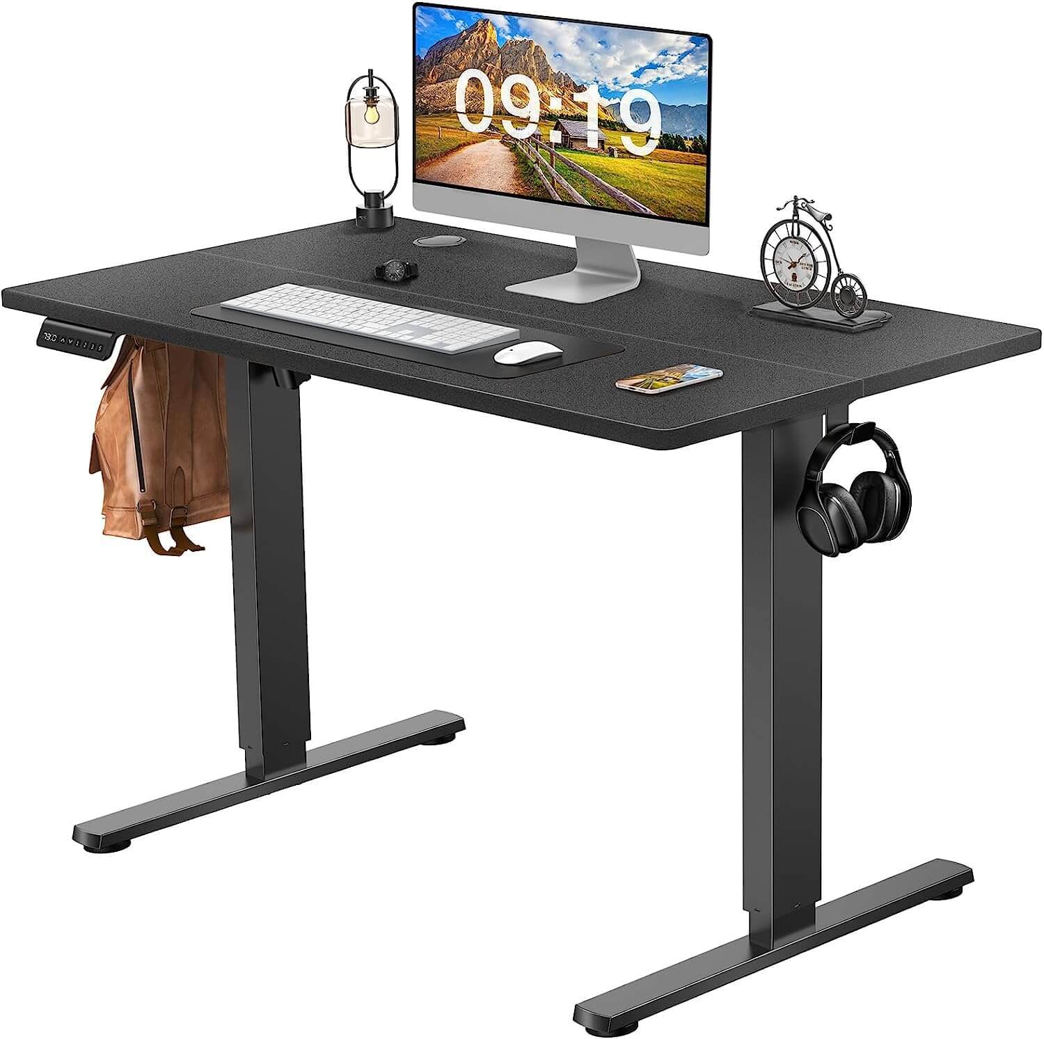 Electric Height Adjustable Standing Desk,Sit to Stand Ergonomic Comput