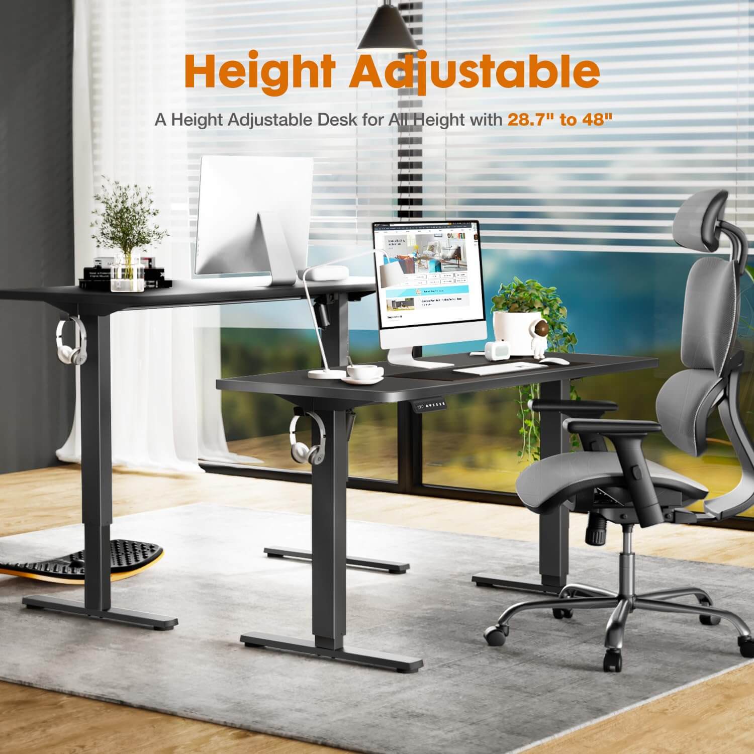 Computer table deals ergonomic height