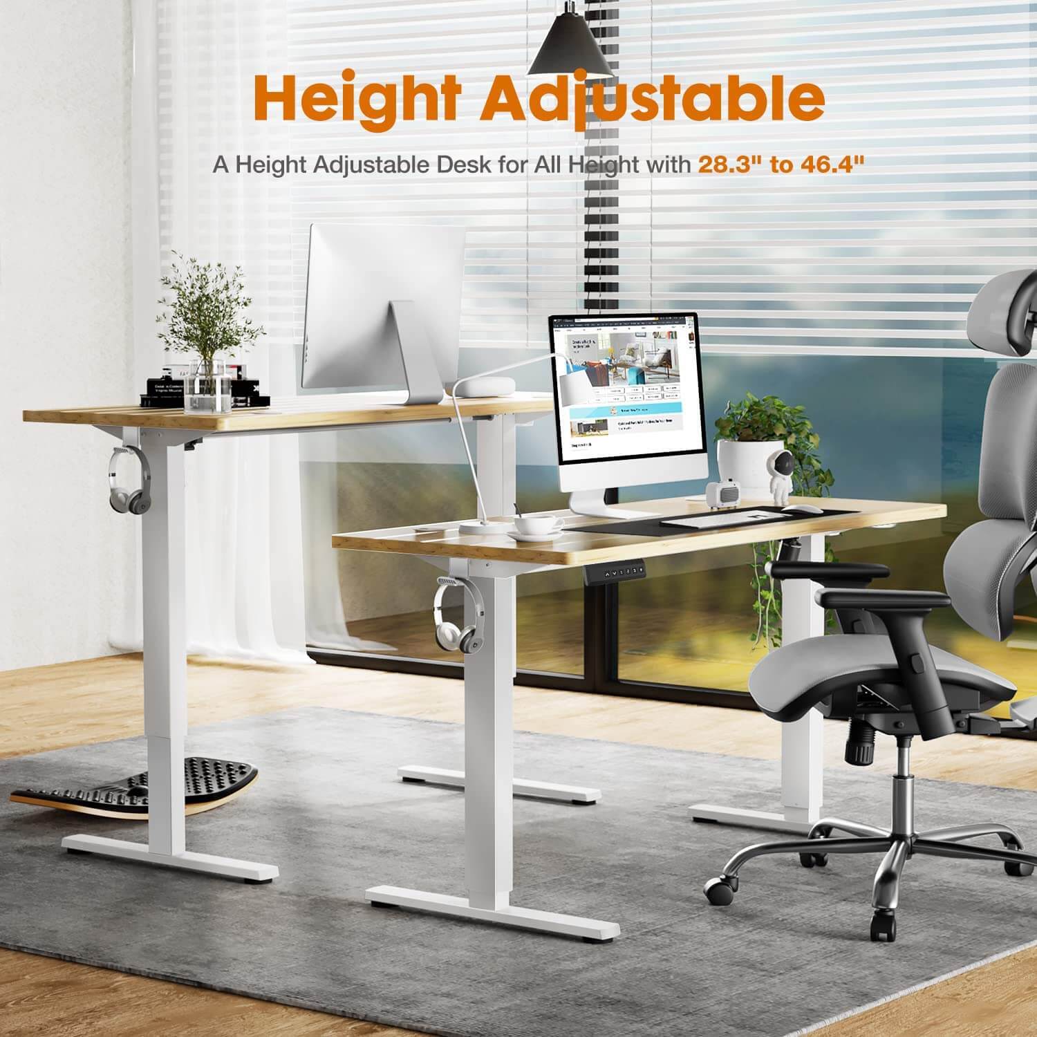 Standing desk ergonomic discount chair