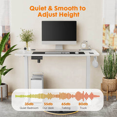 electric-adjustable-standing-desk#Color_White#Size_55'' x 24"