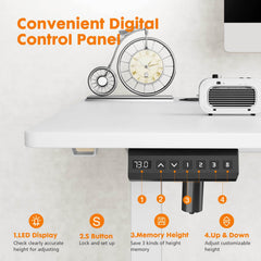 electric-adjustable-standing-desk#Color_White#Size_55'' x 24"