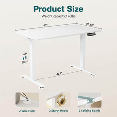 electric-adjustable-standing-desk#Color_White#Size_63'' x 24"