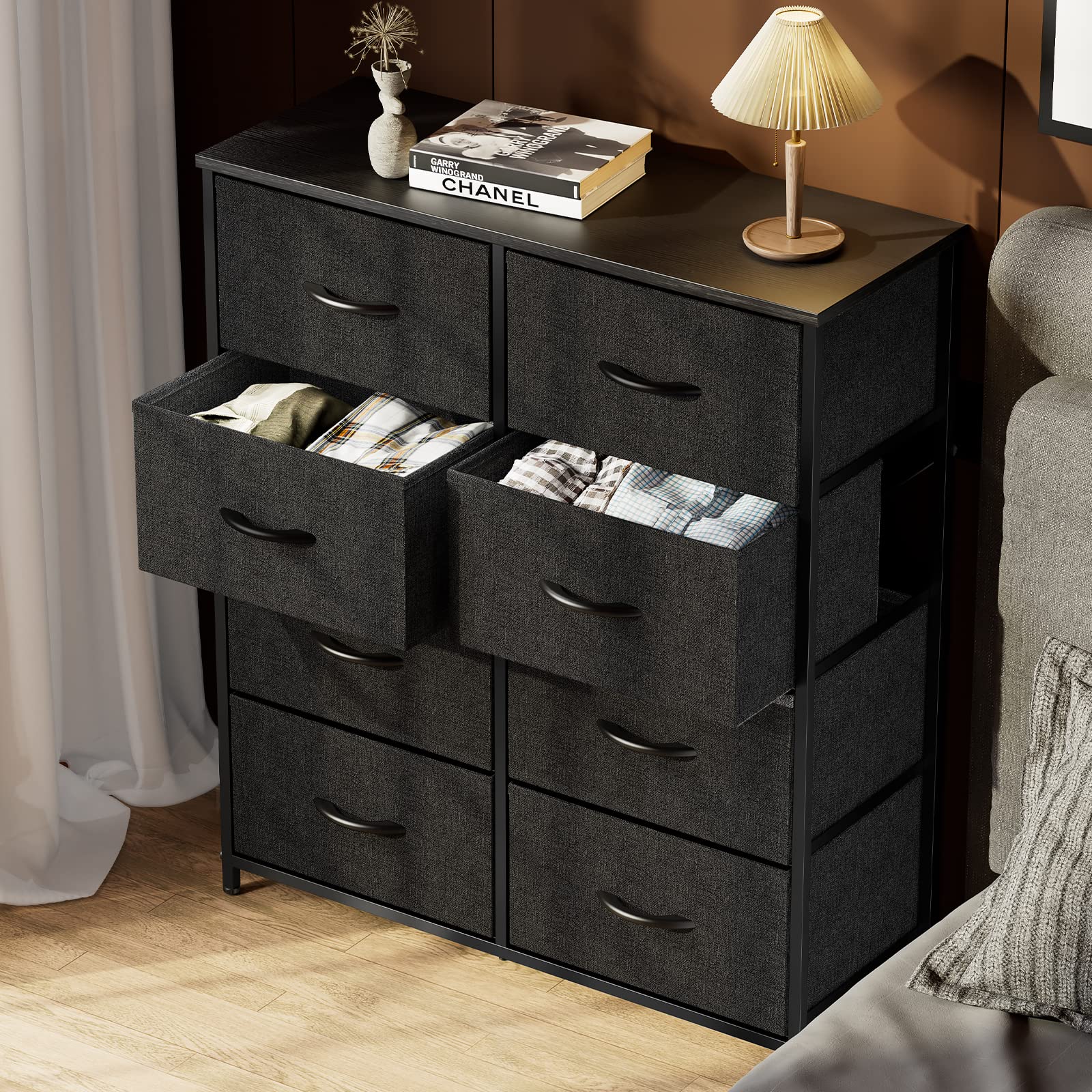 fabric-storage-8-drawers-wooden#Color_Black