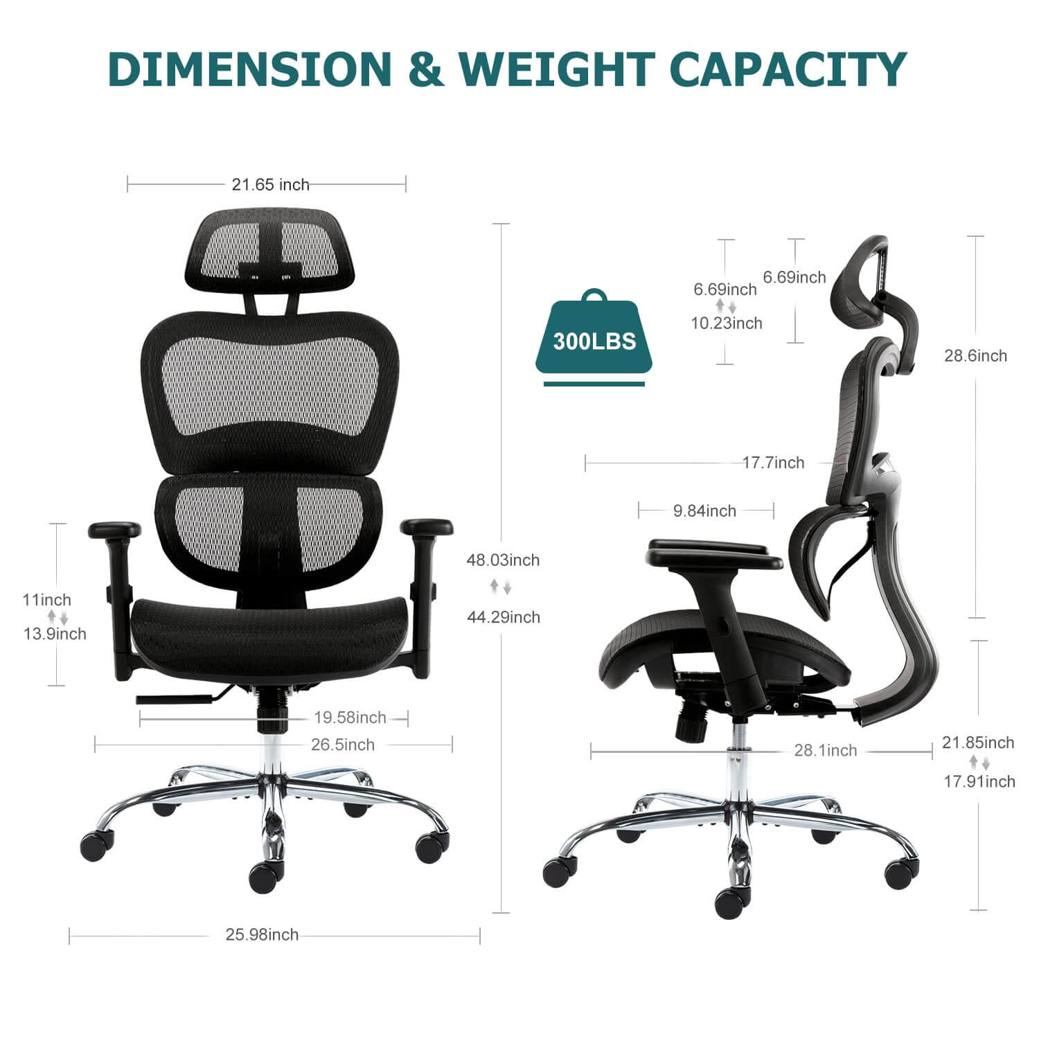 Office chair high weight capacity sale