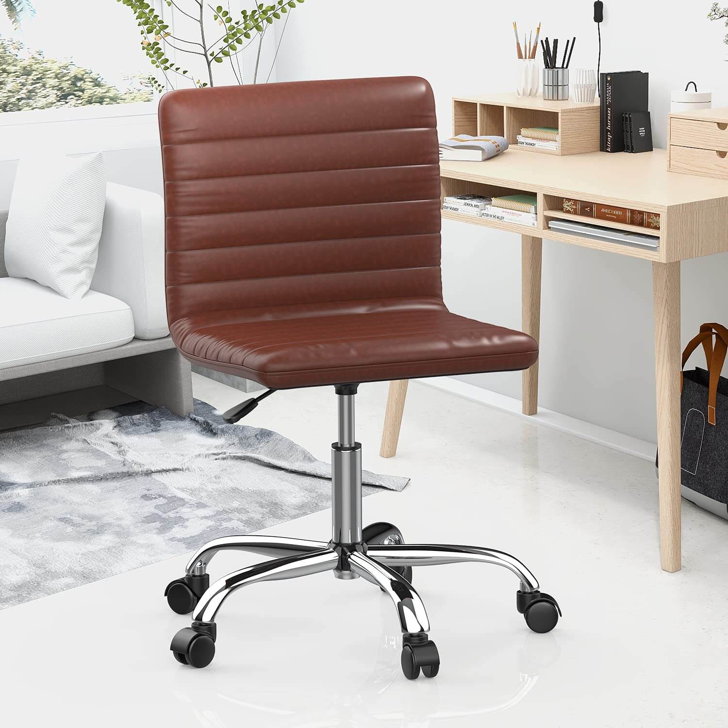 leather-swivel-office-chair-adjustable#Color_Brown