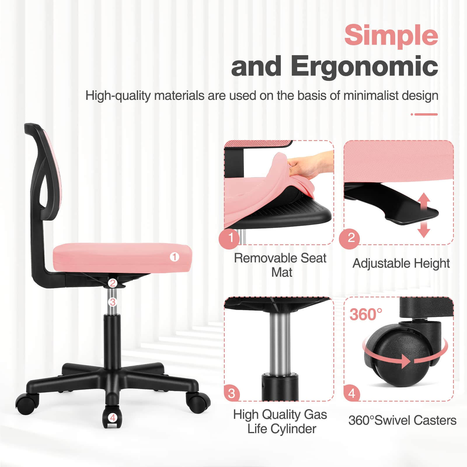 low-back-office-swivel-chair#Color_Pink