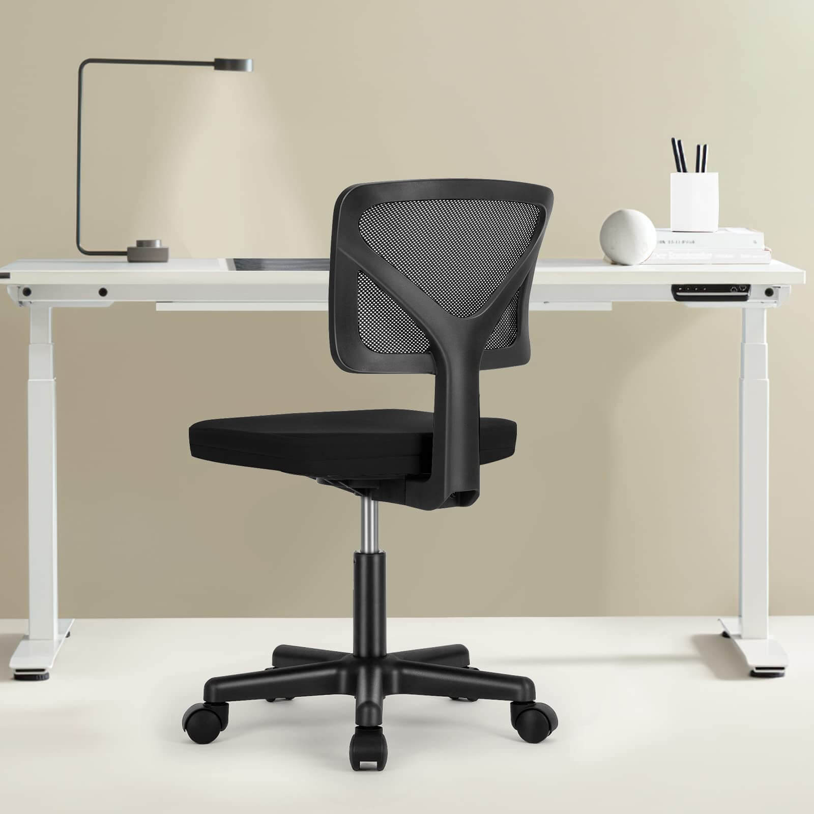 No arm deals desk chair