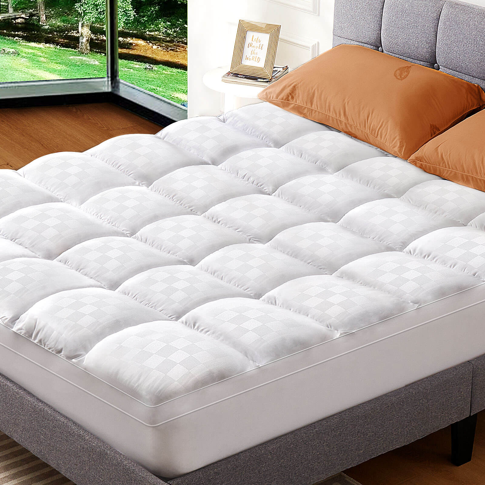 Mattress Topper Twin, Extra Thick Bed Topper for Hot Sleepers