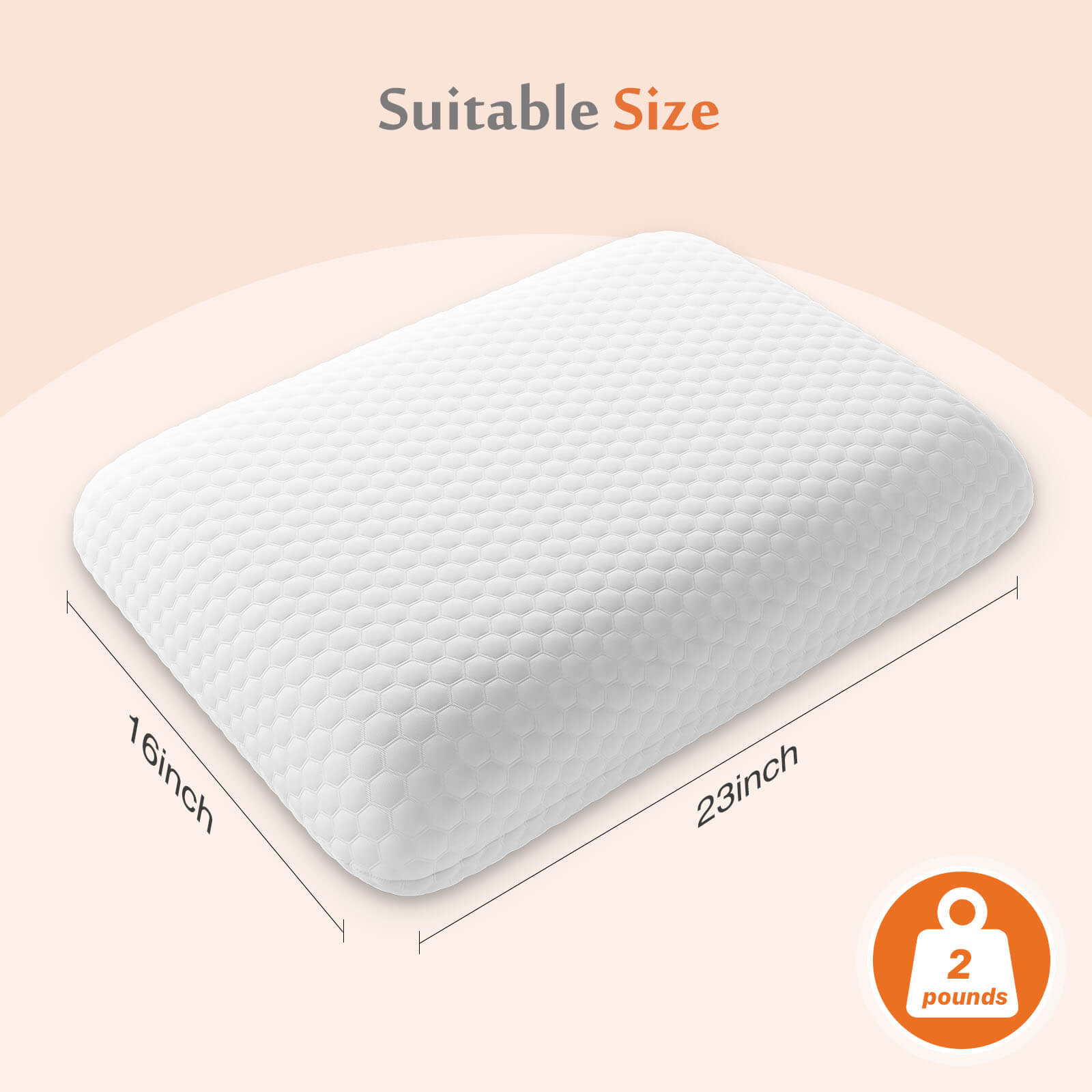 Memory Foam Pillow Premium Bed Pillows