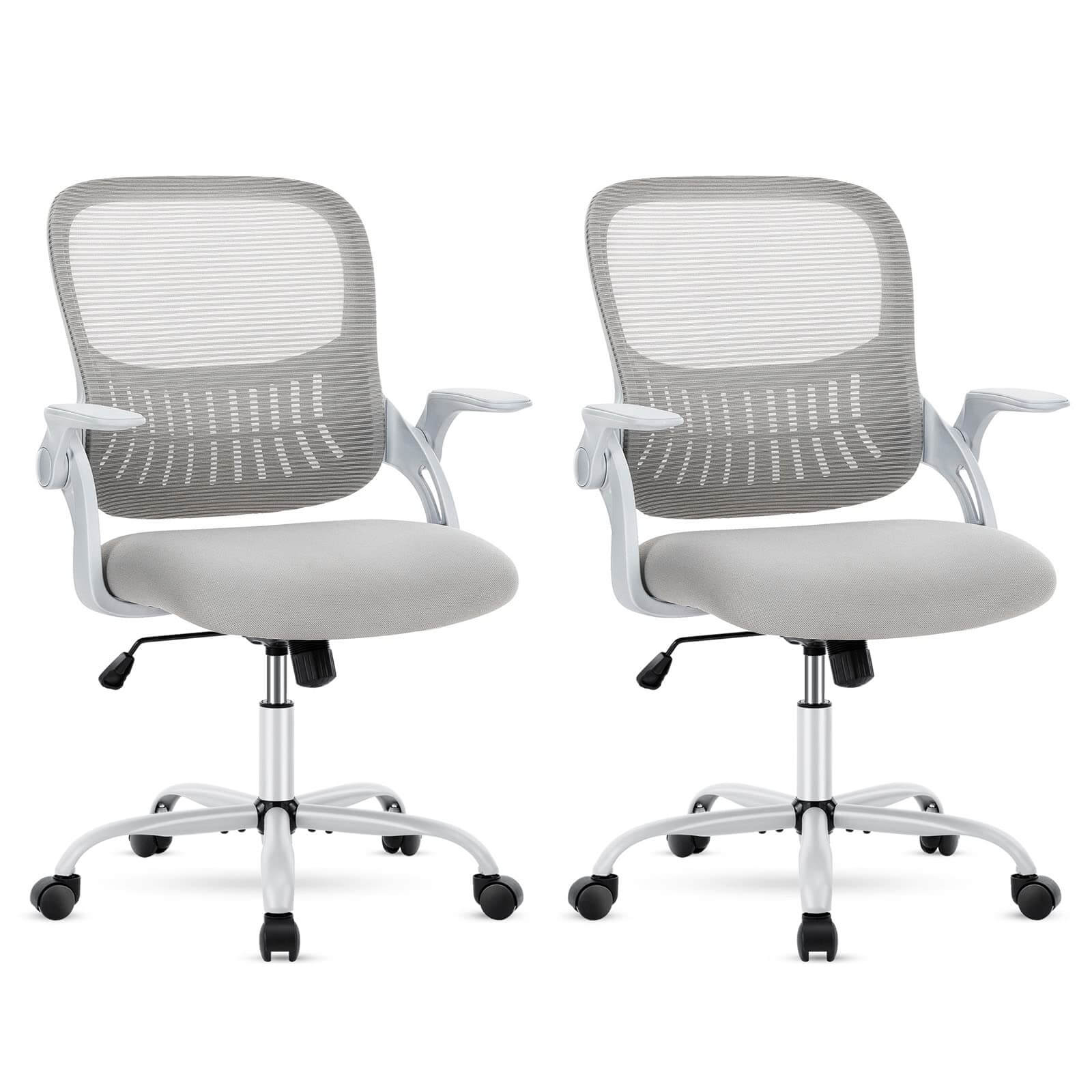 mesh-office-chairs#Color_Gray#Quantity_2 Chair