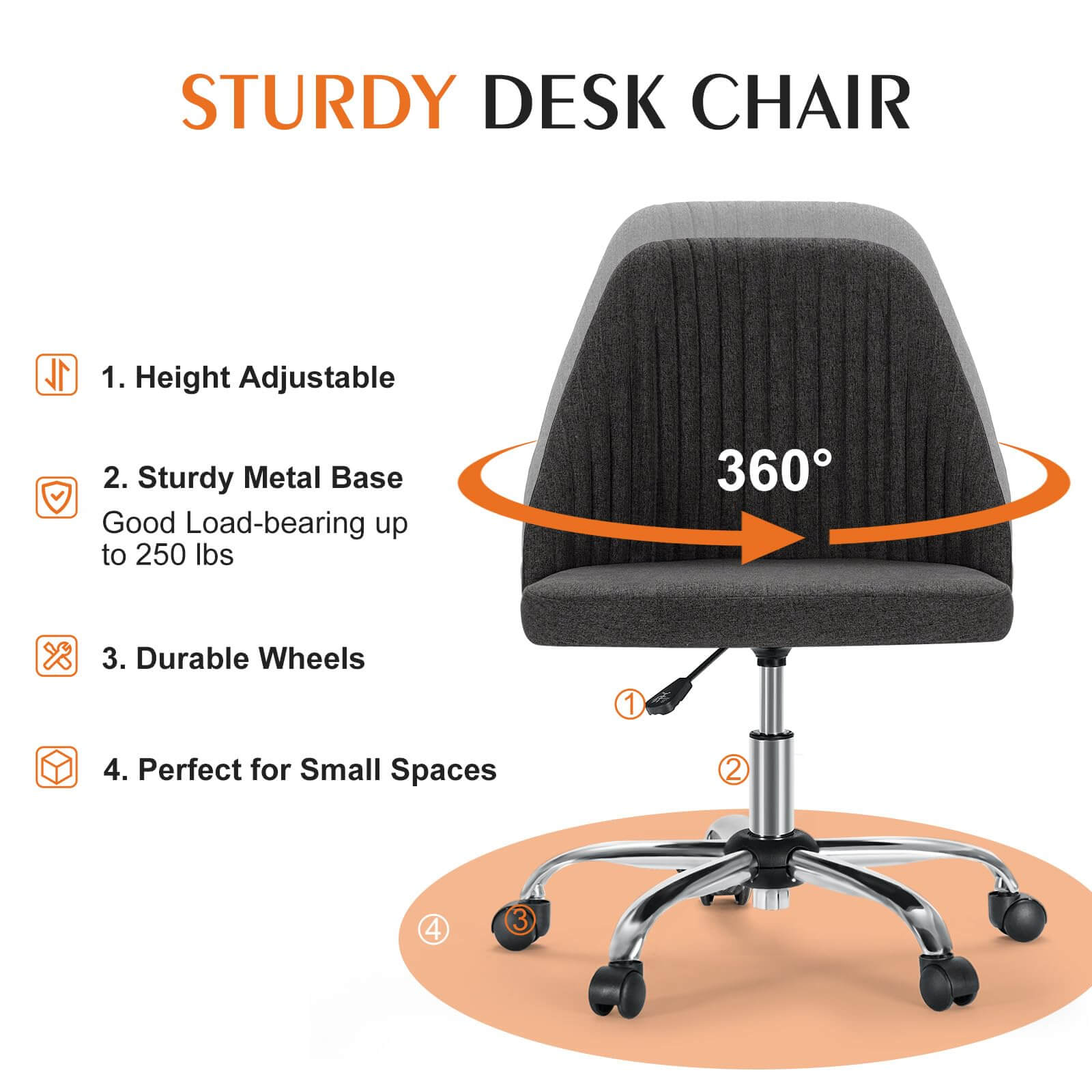 Small office discount chairs with arms