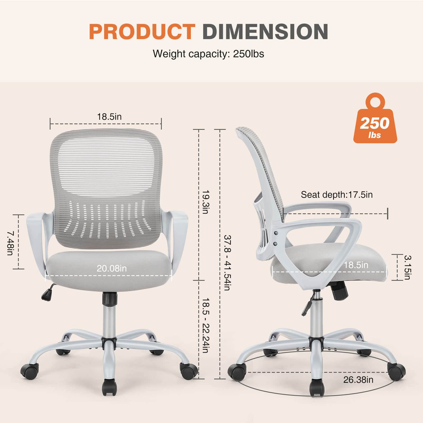 office-chair-ergonomic#Quantity_1 Chair#Color_Grey