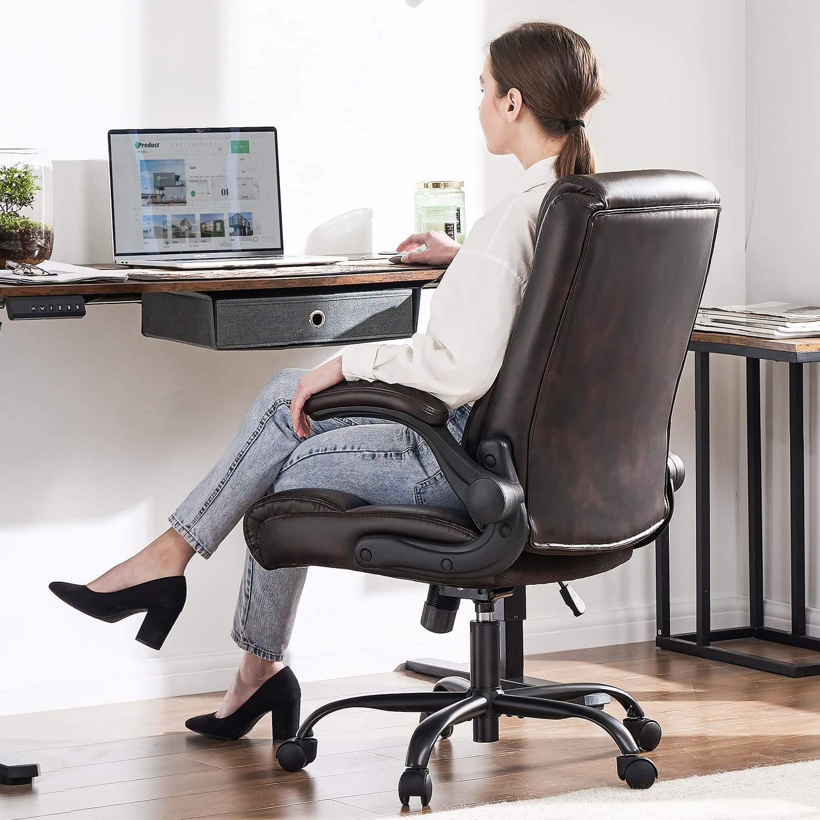 pu-360-swivel-office-chair#Color_Brown