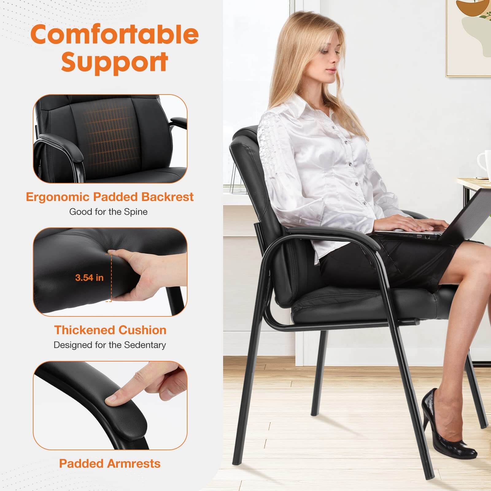 Office chair with padded arms new arrivals