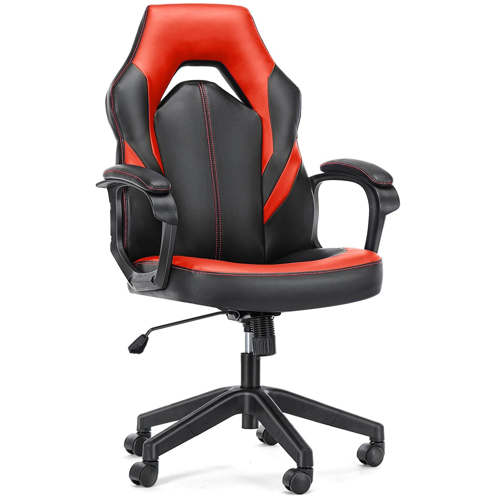 Ergonomic Computer Gaming Chair PU Leather Desk Chair with Lumbar