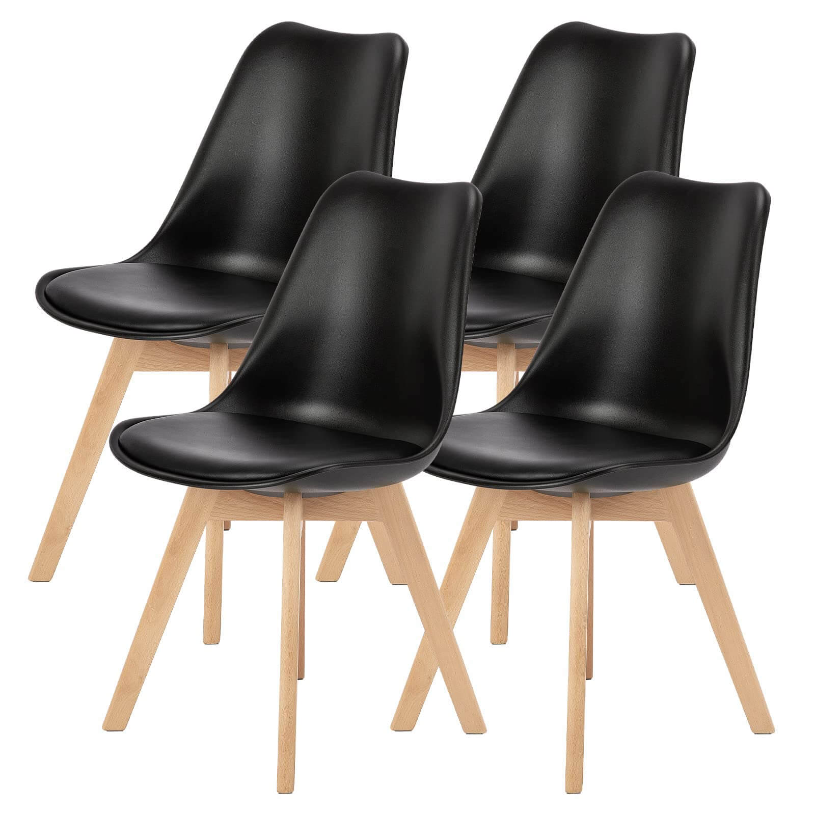 pu-leather-dining-chairs-set#Color_Black