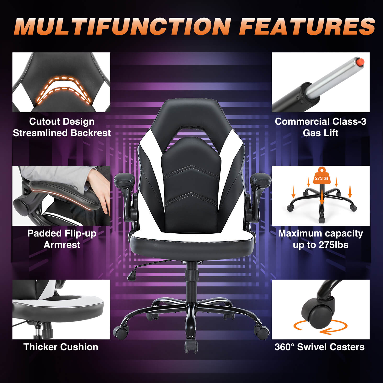 Gaming chair extra online cushion