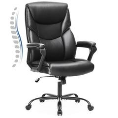 pu-leather-office-chair#Color_Black#Styles_Fixed Armrest