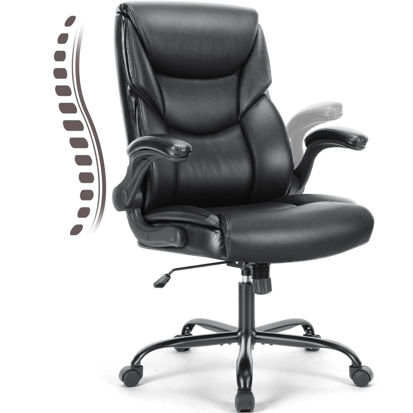 pu-leather-office-chair#Color_Black#Styles_Flip-up Armrest