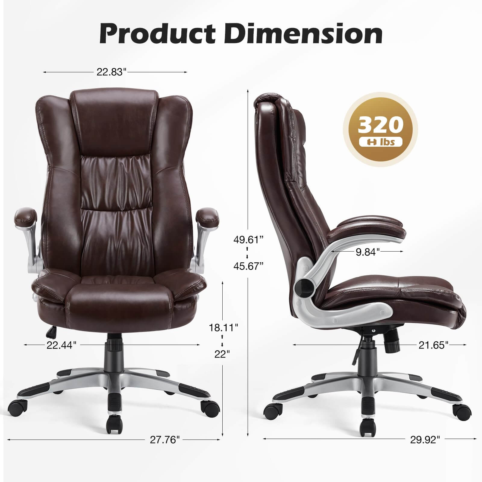 pu-leather-office-chair-flip-up-armrests#Color_Brown