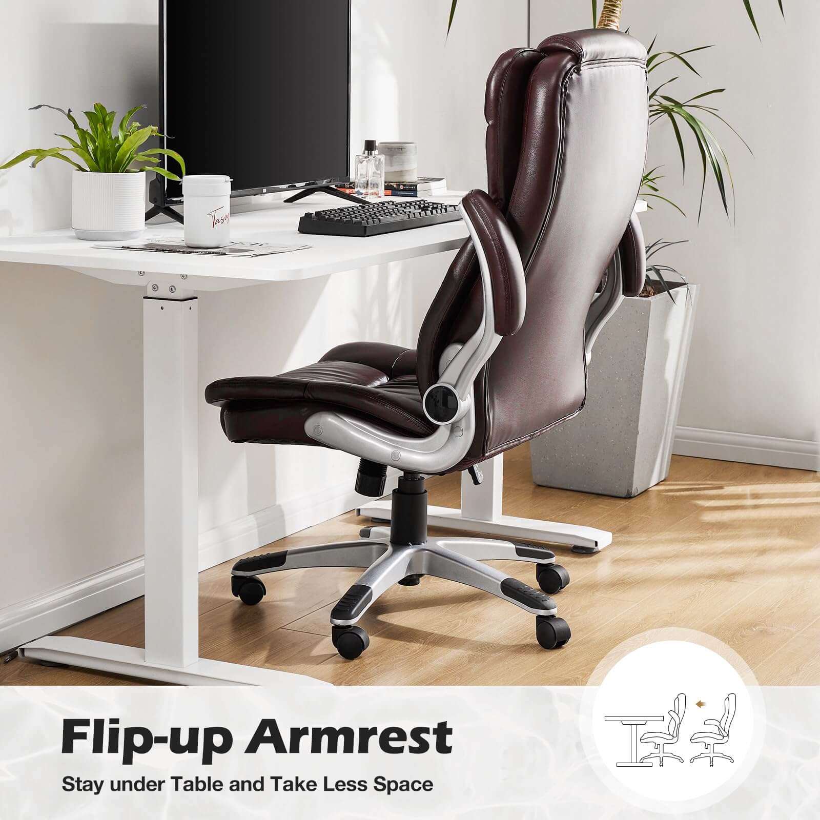 pu-leather-office-chair-flip-up-armrests#Color_Brown