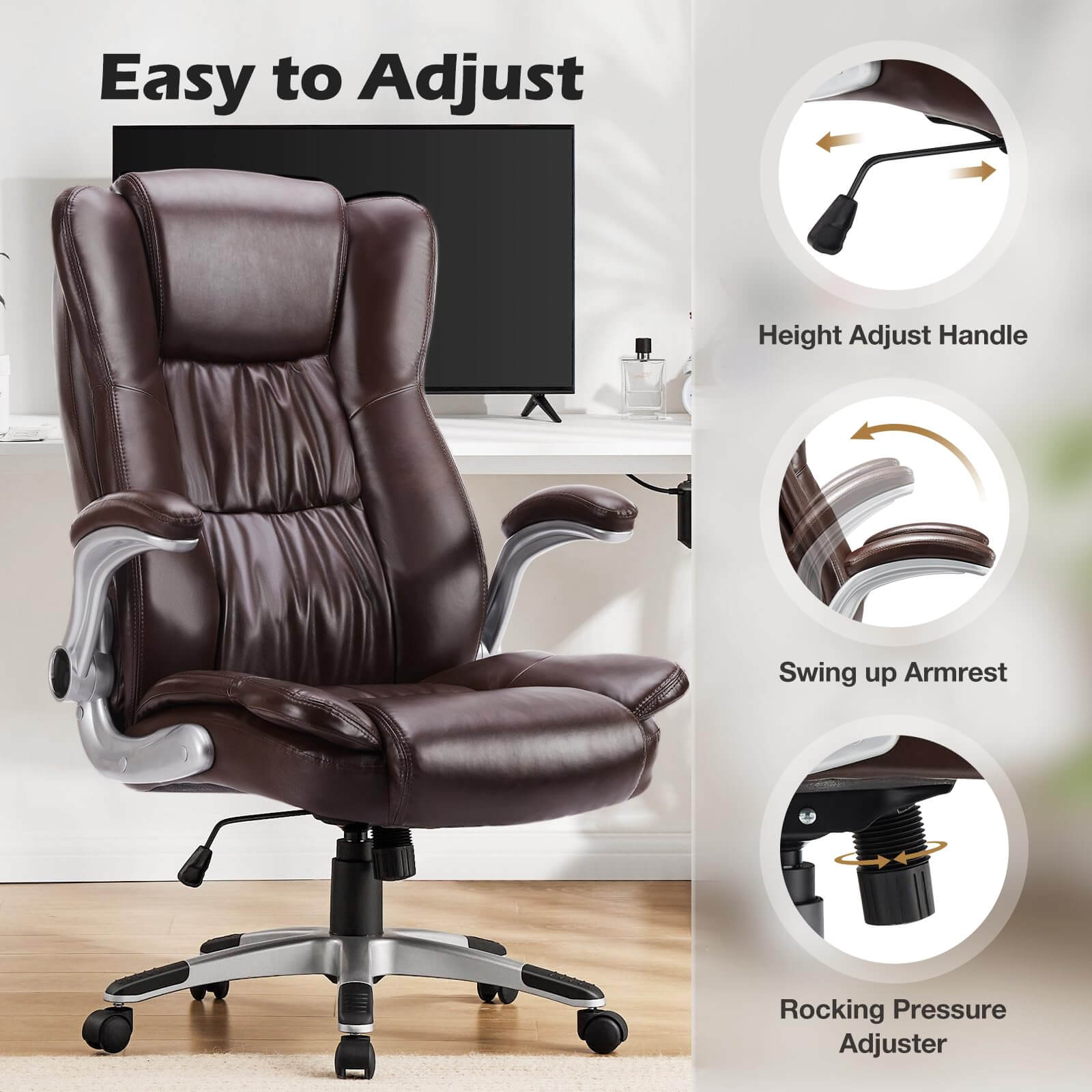 pu-leather-office-chair-flip-up-armrests#Color_Brown