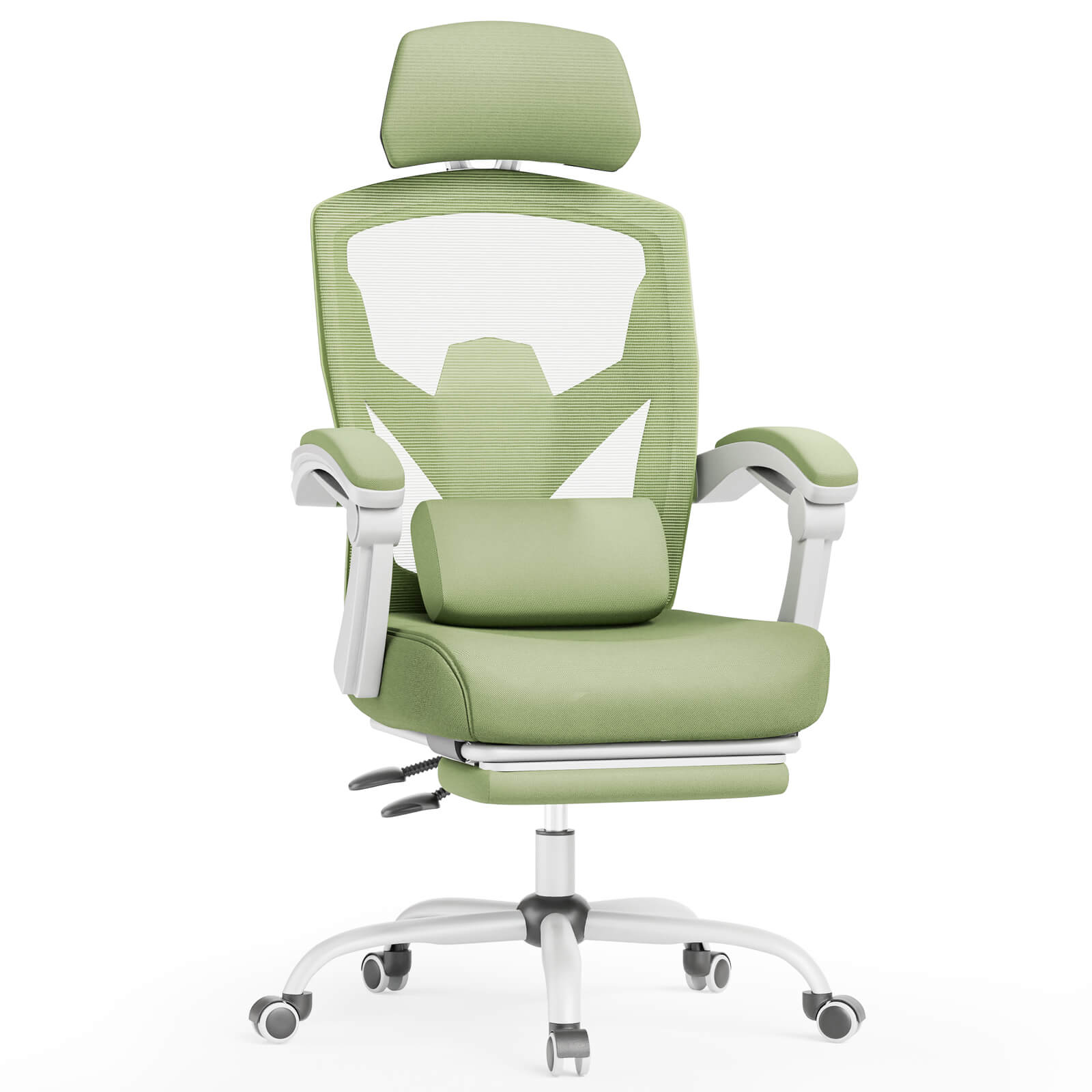 retractable-footrest-office-chair25#Color_Green