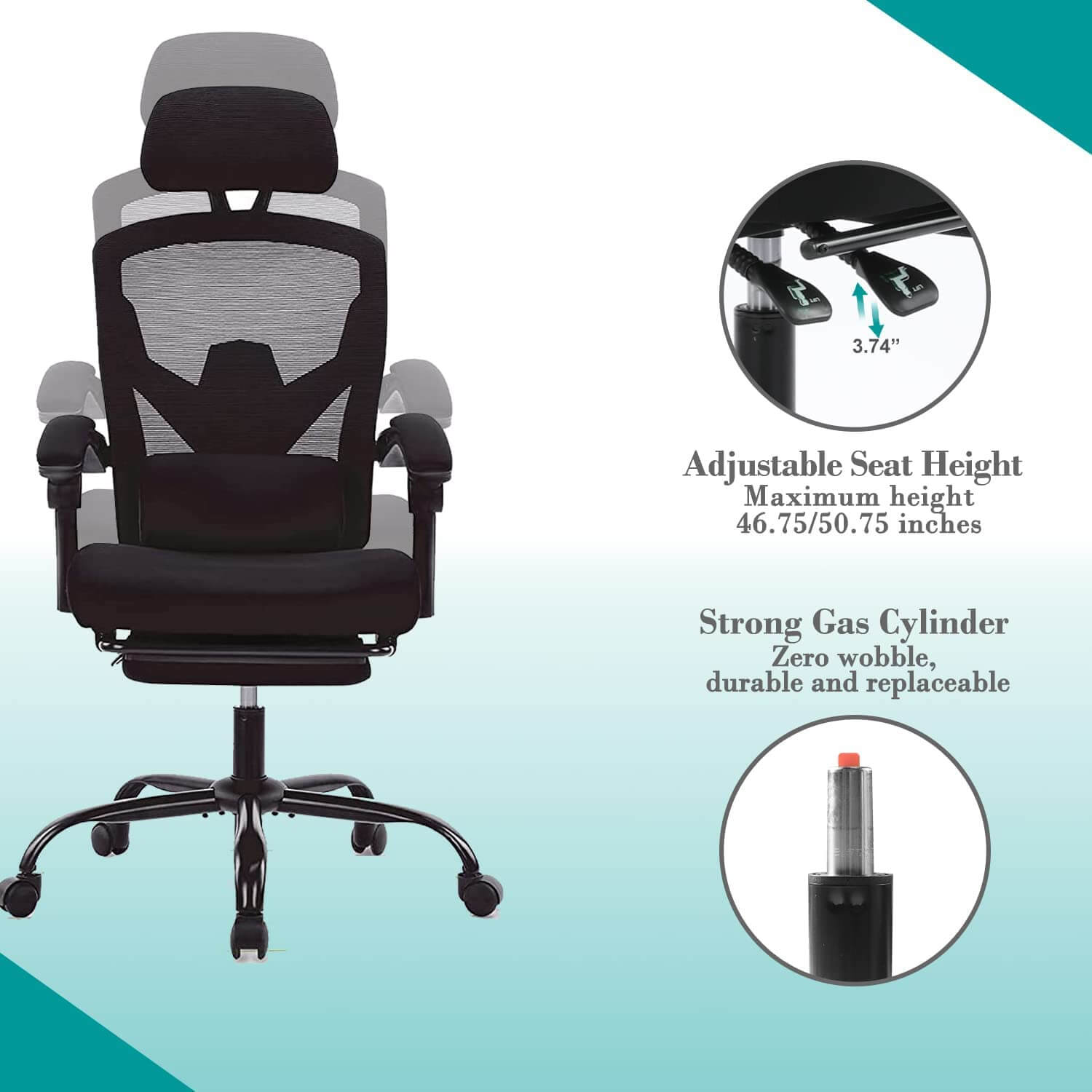 Adjusting Your Office Chair Lumbar Support - Ergonomic Office Seat  Adjustment Manual 