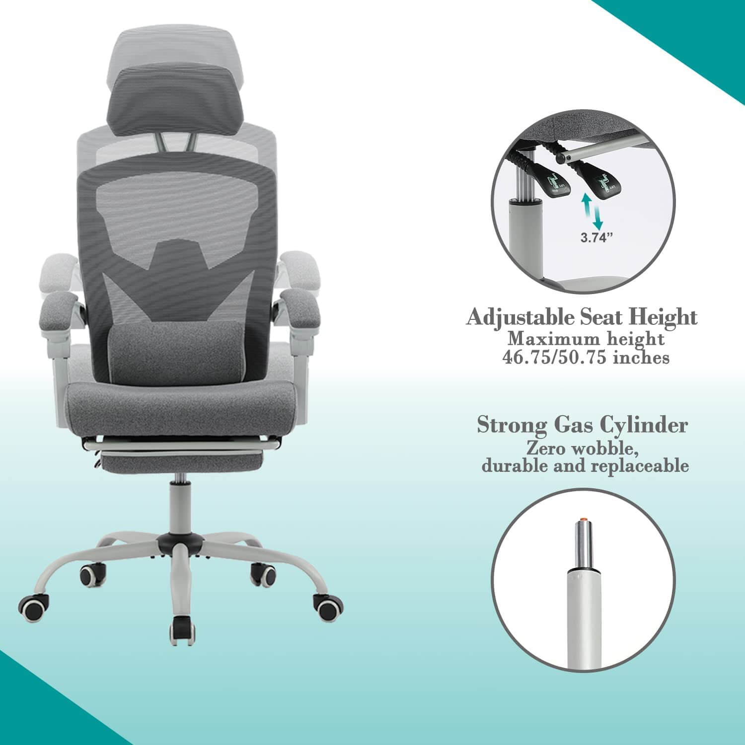 retractable-footrest-swivel-office-chair#Color_Gray