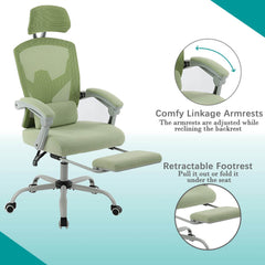 retractable-footrest-swivel-office-chair#Color_Green