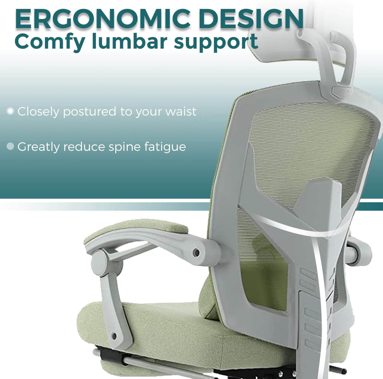 retractable-footrest-swivel-office-chair#Color_Green