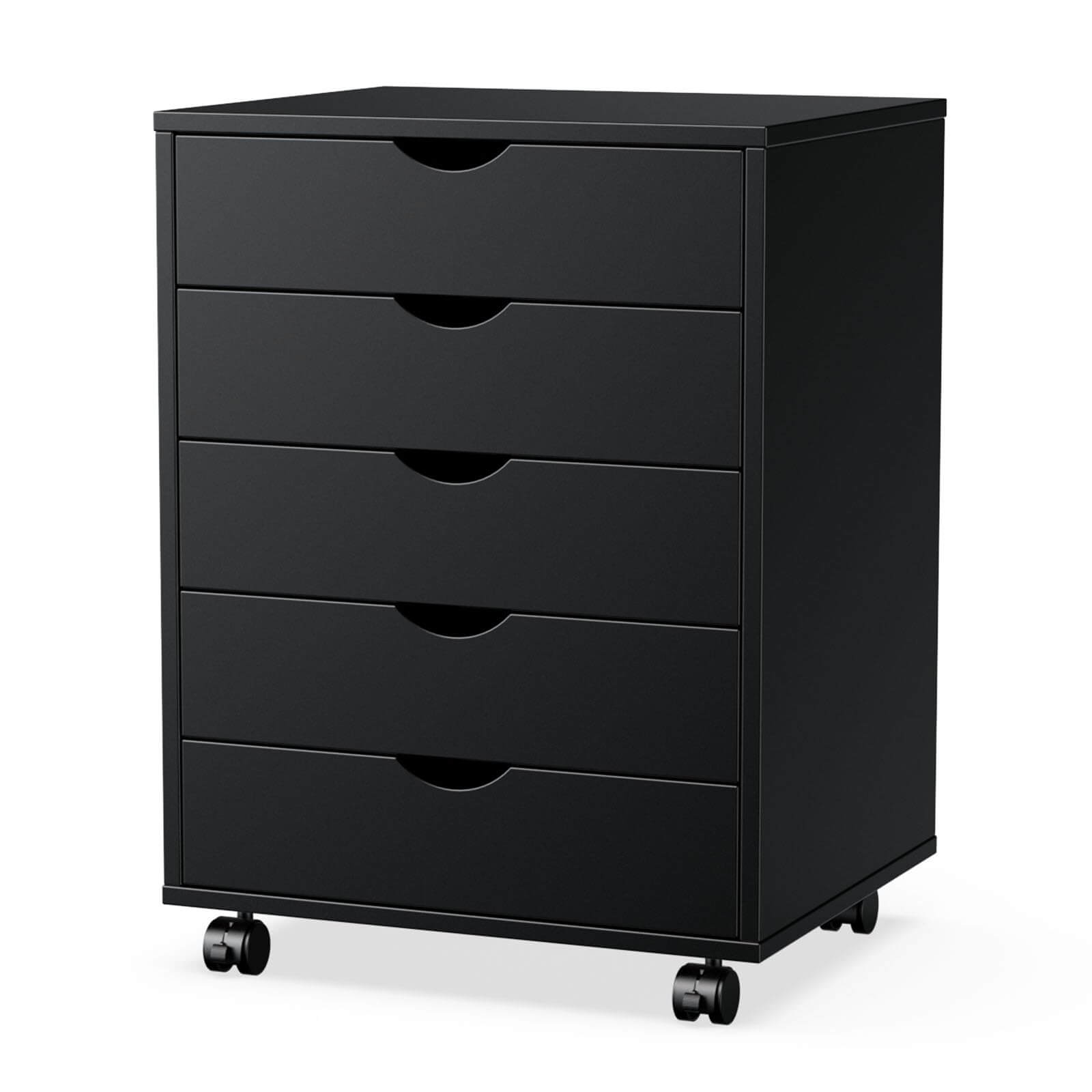 7-Drawer Chest Storage Dresser Floor Cabinet Organizer with Wheels