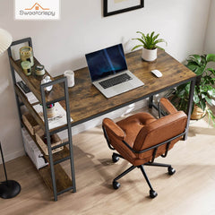 wood-office-desk-removable-shelf#Color_Brown#Size_47 Inches