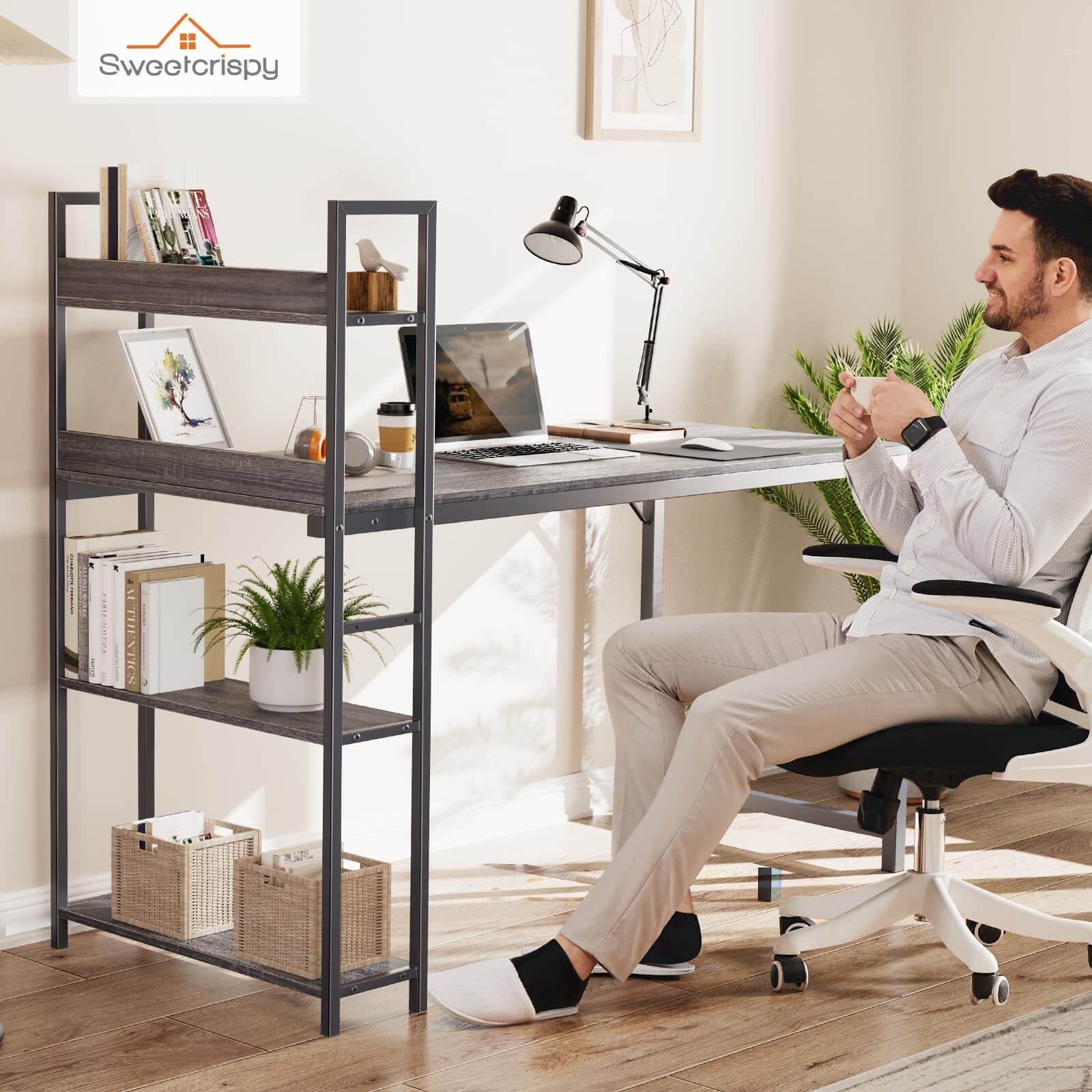wood-office-desk-removable-shelf#Color_Grey#Size_47 Inches